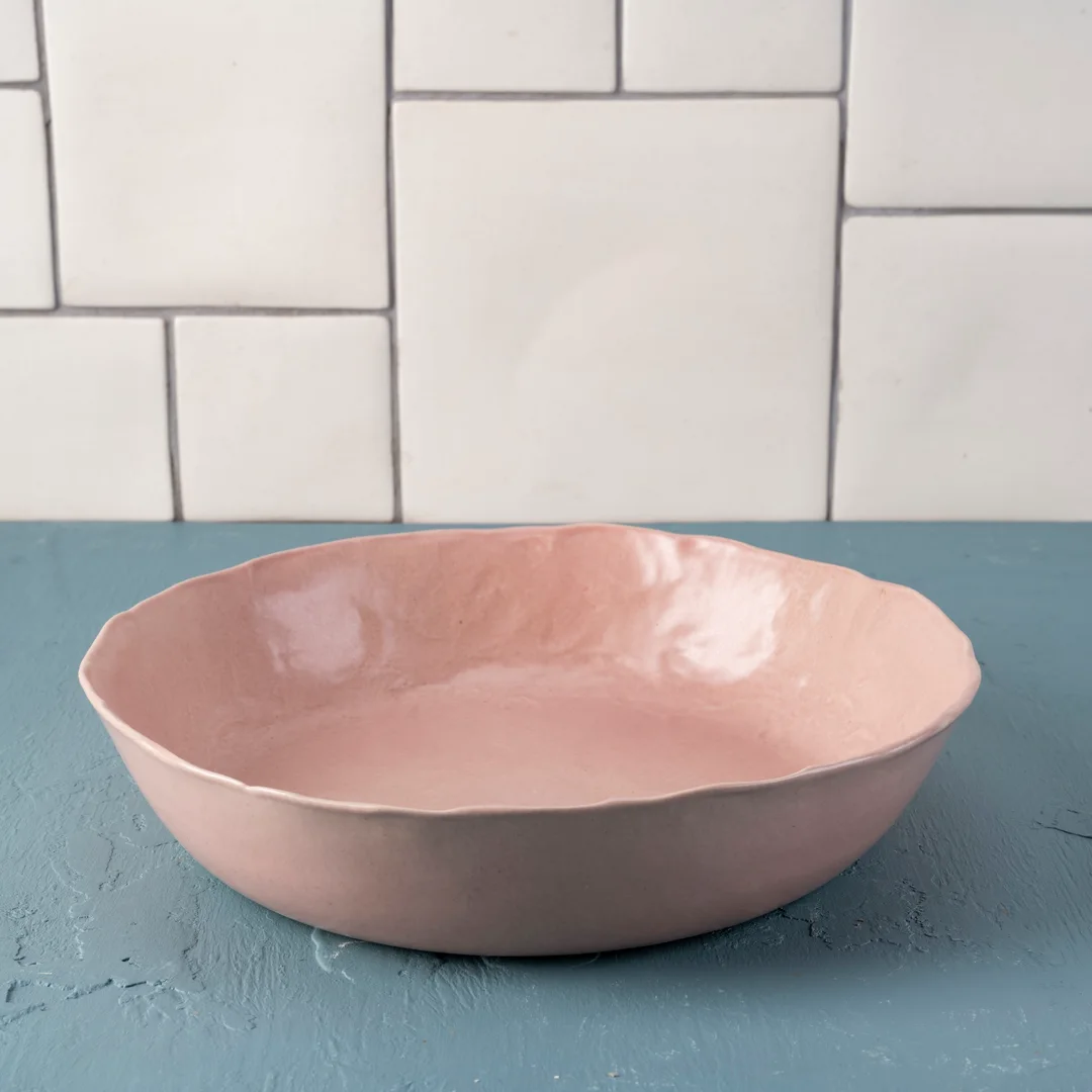 Acacia sml tumbled texture – Matt blush